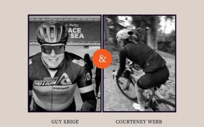 A convo on gravel racing with Courteney Webb and Guy Krige